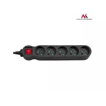 MCE184 electrical extension lead Band power strip 5 outlets (3 M) - Maclean
