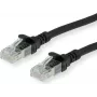 Roline - Patch-kabelis - RJ-45 (M) to RJ-45 (M) - 50 cm - SFTP, PiMF - CAT 6 - Behalogenis, Formuotas, Vytos poros - Juodas
