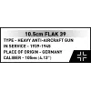 Konstruktorius Cobi Blocks 10,5 cm Flak 39 — 339 detalės