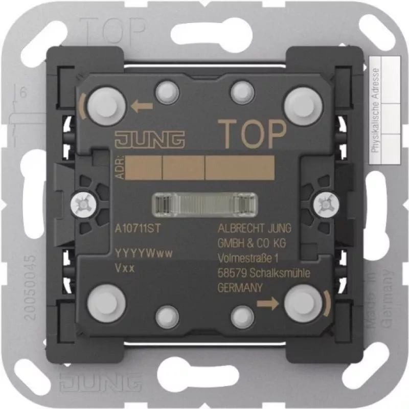 Jung A10711ST KNX mygtukas standartinis viengubas (A10711ST)