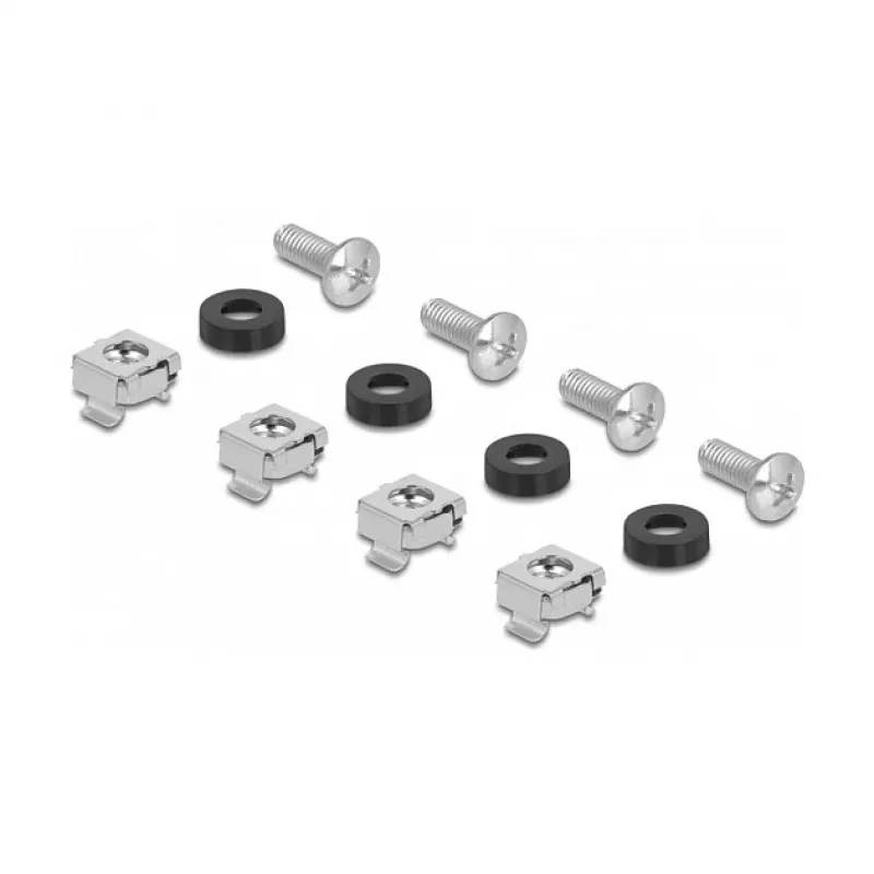 DeLOCK 19 colių optinio pluošto sujungimo dėžutė 24 x LC Duplex OS2 1U juodas metalas