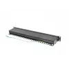 Pataisų skydelis 1U LANBERG PPS5-1024-B — 24 prievadų RJ-45 Cat5, metalinis, juodas, montavimas į stovą