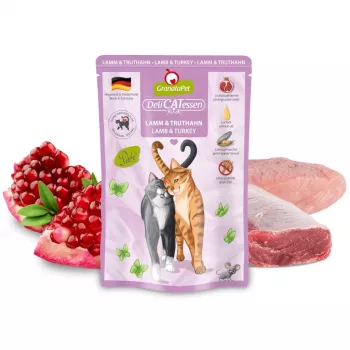 GRANATAPET DeliCATessen aviena ir kalakutiena - drėgnas kačių maistas - 85g