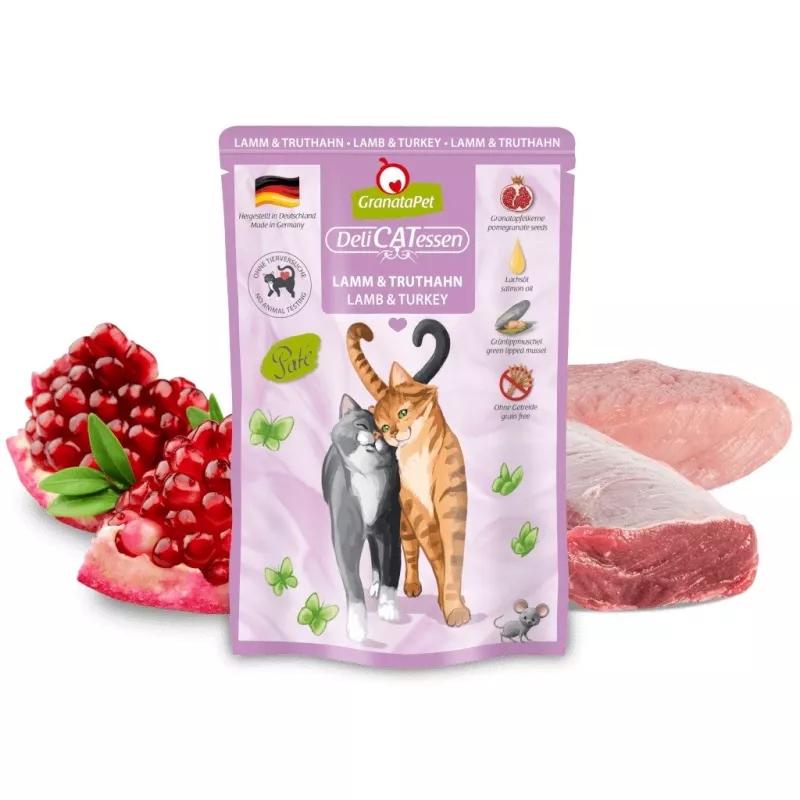 GRANATAPET DeliCATessen aviena ir kalakutiena - drėgnas kačių maistas - 85g