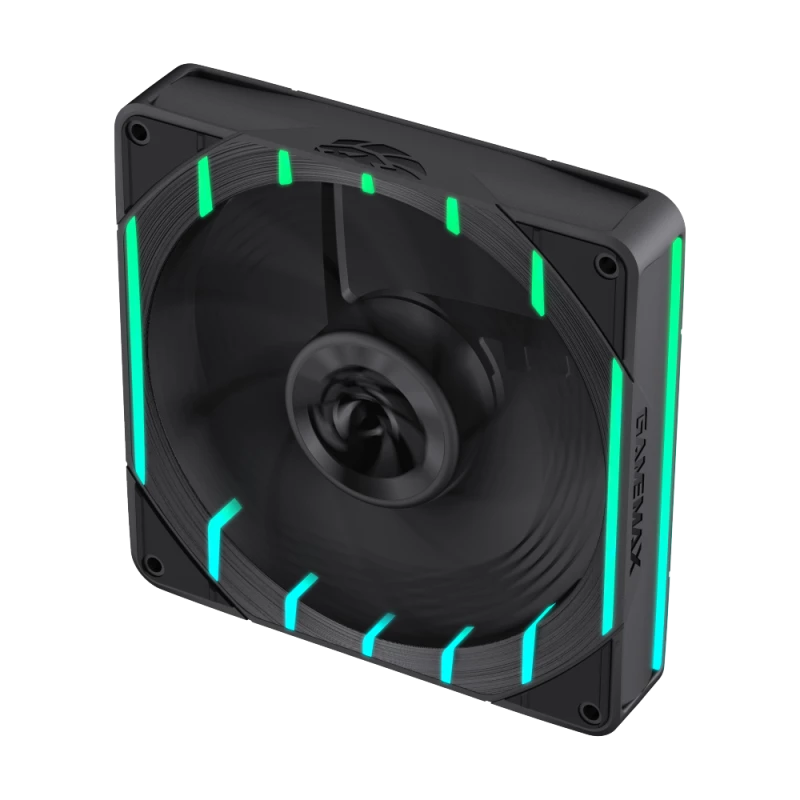 GAMEMAX TORNADO T14 ARGB-R 140 mm korpuso ventiliatorius, juodas