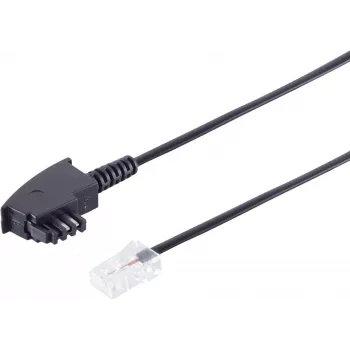 Telefono kabelis helos 70002-1 TAE-F į RJ-45, 1 m