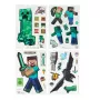 “Window Cling Decals Paladone Minecraft PP13105MCF” – daugkartiniai dekoratyviniai lipdukai langams ir lygiems paviršiams
