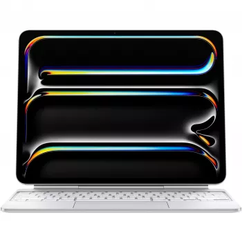 Apple Magic klaviatūra, skirta iPad Pro 13 colių M4, JAV anglų, balta QWERTY