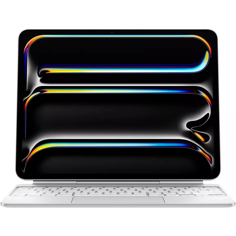Apple Magic klaviatūra, skirta iPad Pro 13 colių M4, JAV anglų, balta QWERTY