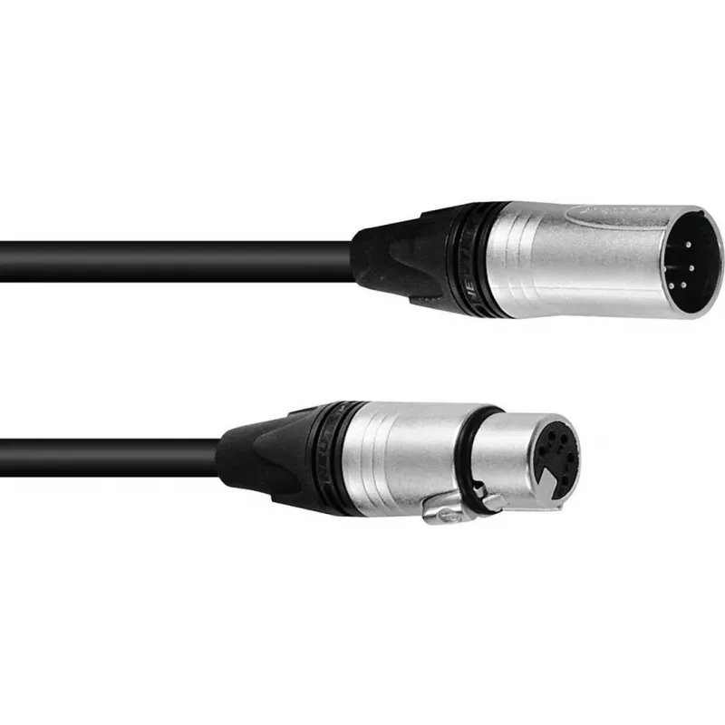 XLR 5 kontaktų DMX laidas PSSO 10 m su Neutrik jungtimis