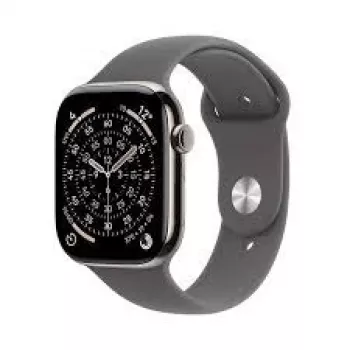 Išmanusis laikrodis Apple Watch Series 11 GPS + Cellular 42mm natūralaus titano korpusas su Stone Pilka sportine apyranke