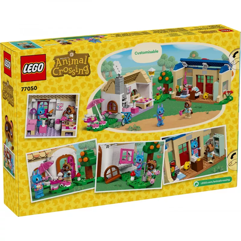 Konstruktorius LEGO 77050 Animal Crossing Nook's Shop Sophie's House rinkinys – modulinis žaidimų rinkinys
