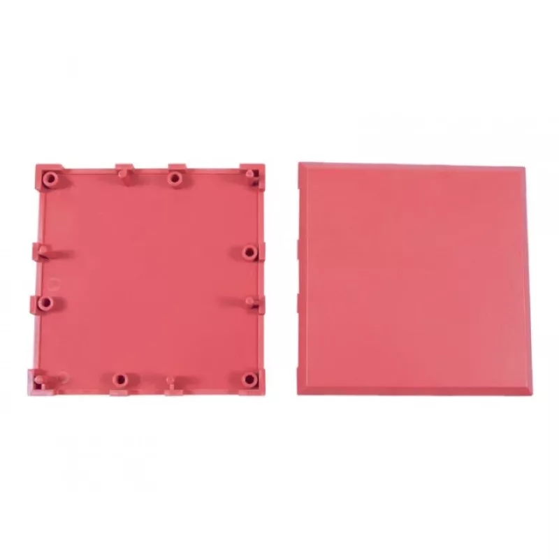 ALLNET Brick'R'knowledge plastikinis korpusas 2x2 purpurinis viršus ir apačia 10 vnt. pakuotė