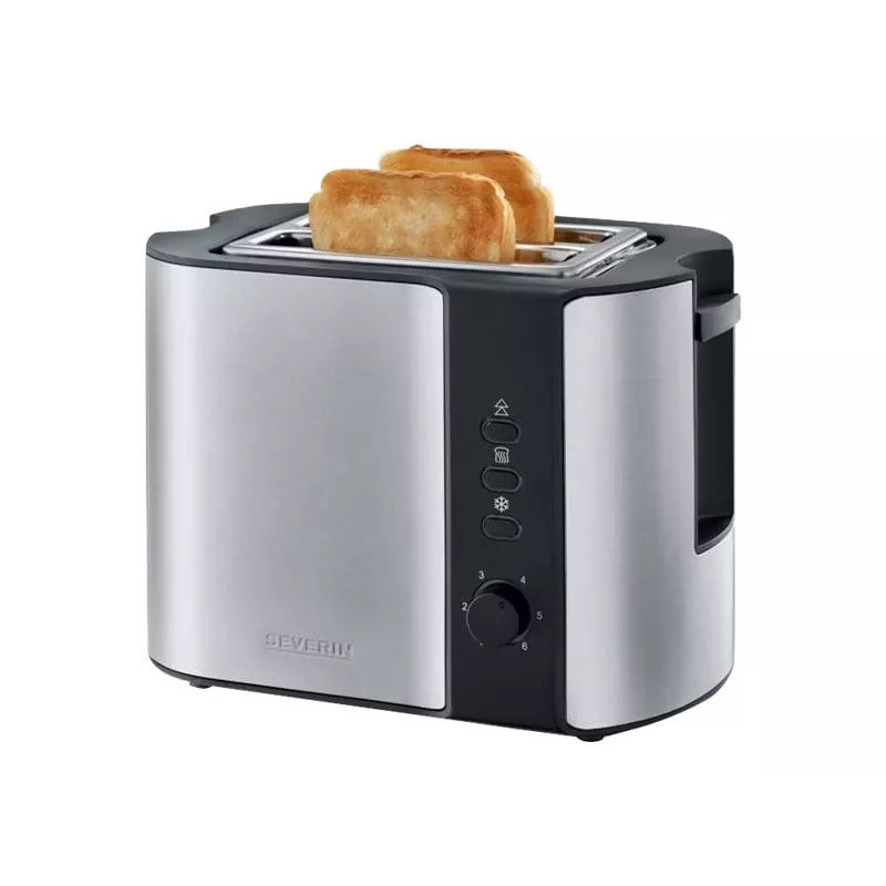 Severin 2589 2 riekelėms 800 W Juoda, nerūdijantis plienas