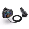 FM siųstuvas SAVIO TR-14 Bluetooth USB, FM 87,6–107,9 MHz, MicroSD, USB-C, 12 V automobilio maitinimas