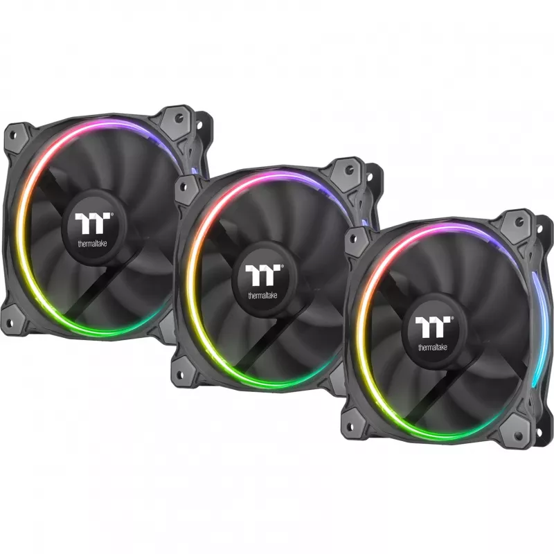 Thermaltake Riing 14 RGB TT Premium Edition 3-Pack 140mm ARGB korpuso ventiliatoriai