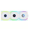 Lian Li UNI FAN SL Wireless 120 12 cm Baltas 3 vnt. 28.5 dB 64.05 cfm