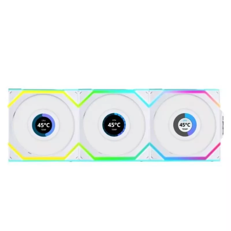 Lian Li UNI FAN SL Wireless 120 12 cm Baltas 3 vnt. 28.5 dB 64.05 cfm