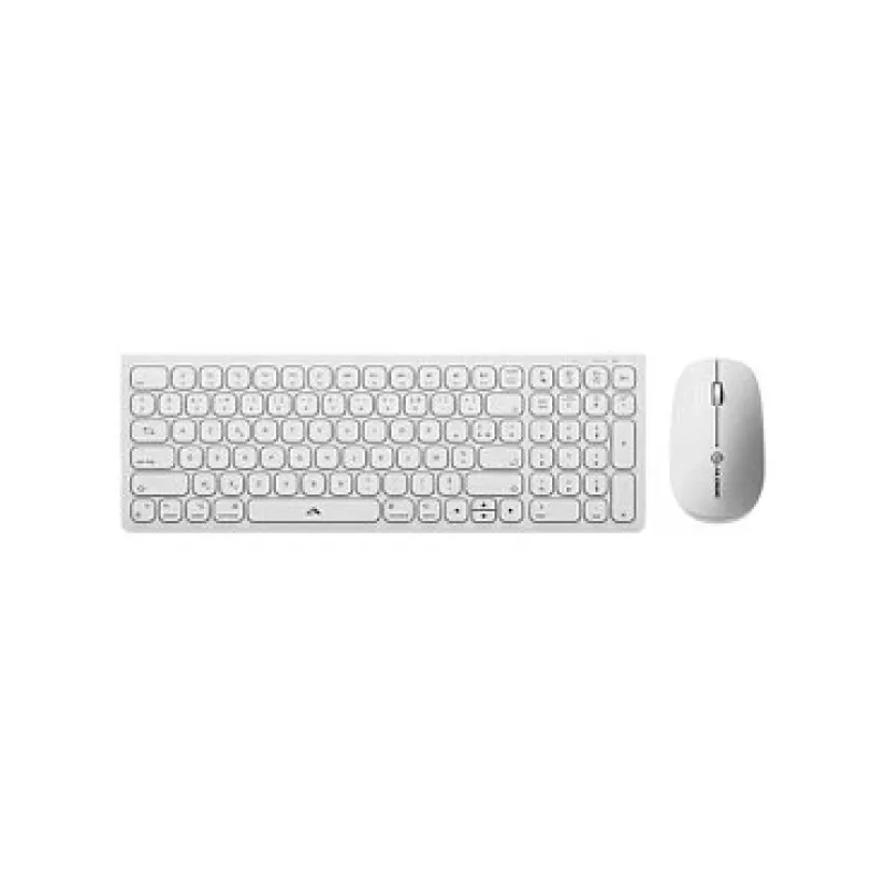 Alogic Echelon Compact USB-C BT klaviatūra German+ pelė White - Klaviatūra - USB Type C - Klaviatūra - USB Type C