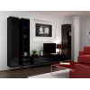 Cama uždara Spintelė VIGO '180' 180/40/30 juodas/juodas blizgus