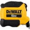 Matavimo juosta DeWalt DWHT38114-0 5 m — kompaktiška, patvari konstrukcija, plieninė juostelė, diržo segtukas