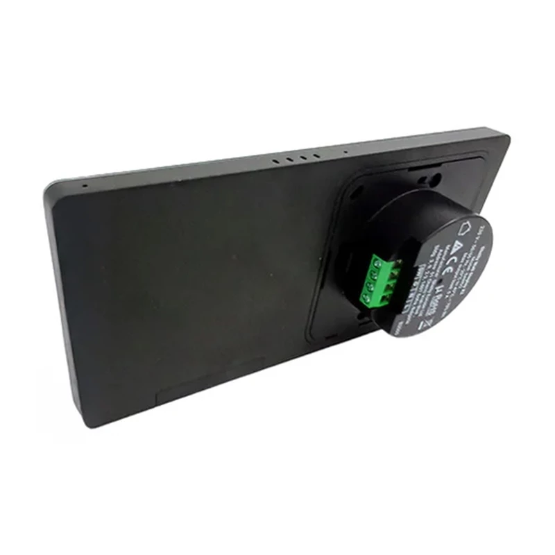 Sieninis ekranas Shelly Wall Display X2 WiFi/BLU juodas su D&J – dvigubas valdymo pultas