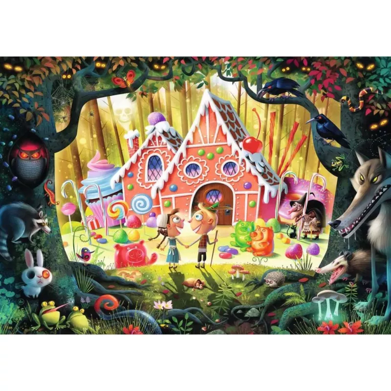 Dėlionė Ravensburger Hansel and Gretel pagal Dean Macadam – 1000 detalių, Ravensburger 12000415