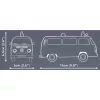 Cobi Model Kit Volkswagen T2b Ambulance 1:35 scale Pilka