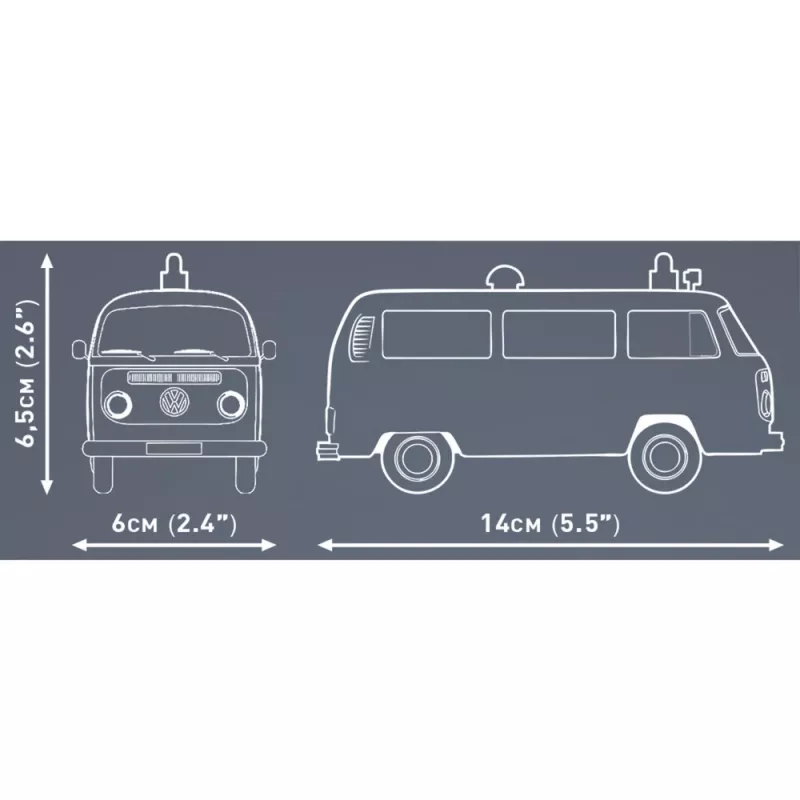 Cobi Model Kit Volkswagen T2b Ambulance 1:35 scale Pilka