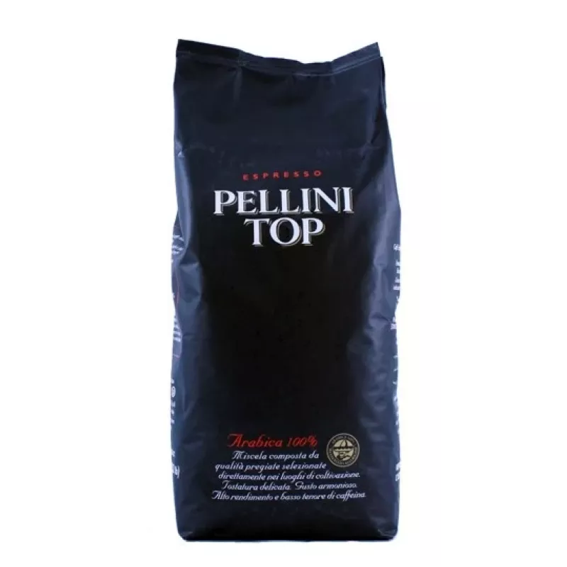 Kava Pellini Top 100% Arabica 1 kg, pupelės