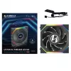 Ventiliatorius Lian Li UNI FAN SL Wireless LCD 120 12 cm Juodas 31 dB 51.45 cfm