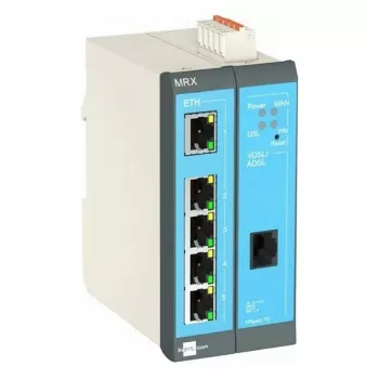 Maršruto parinktuvas, DSL modemas, 5 prievadų komutatorius, VPN, Ethernet — INSYS icom MRX MRX2 DSL-B