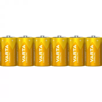 Vienkartinė baterija Varta Longlife Extra D 6x