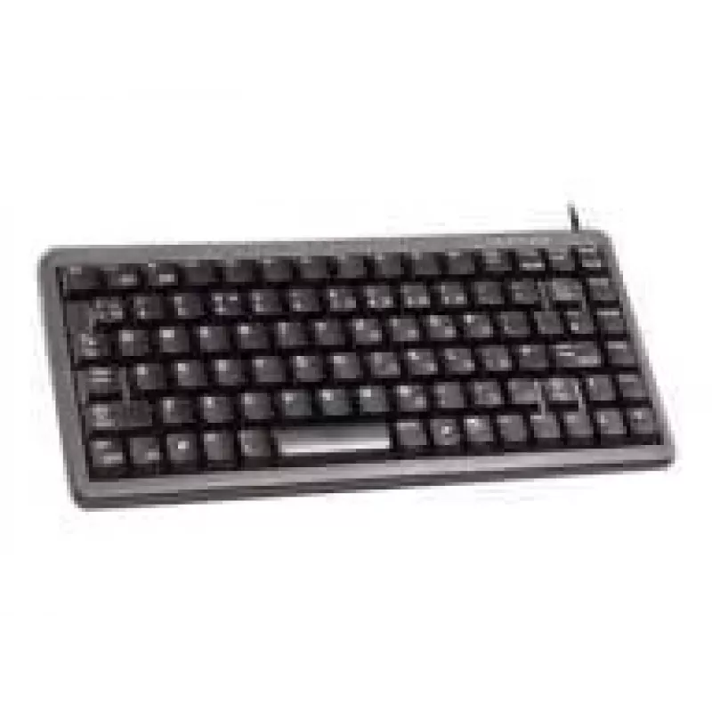 CHERRY Compact , Combo (USB + PS/2), DE klaviatūra, biuro USB + PS/2 QWERTY juoda