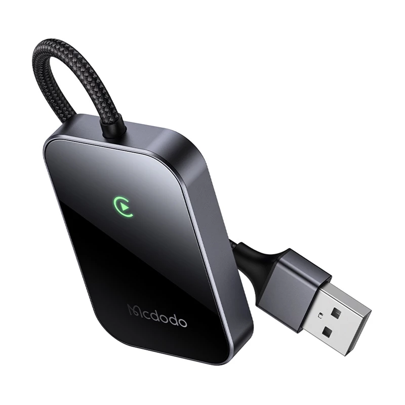 Belaidis CarPlay adapteris su USB kabeliu McDodo CA-7210 juodas