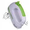 Rankinis plakiklis ESPERANZA EKM011 — 400 W, 5 greičių, turbo, tešlos kabliukai ir plakikliai, 220–240 V, balta / šviesiai žalia