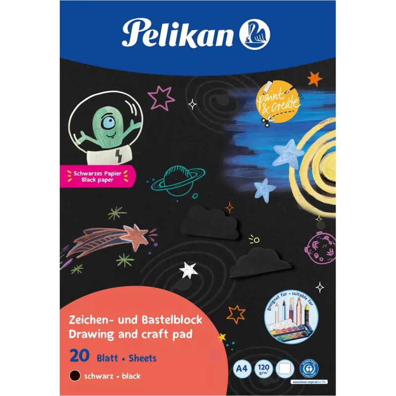 Pelikan 101578 piešimo bloknotas A4 - 20 lapų (101578)
