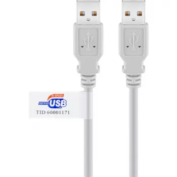 Goobay 50796 USB laidas, pilkas