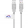 Goobay 50796 USB laidas, pilkas
