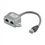 Wentronic Goobay kabelio skirstytuvas (Y adapteris) - jungtis CAT 5 Ethernet + ISDN, ekranuotas (68909)