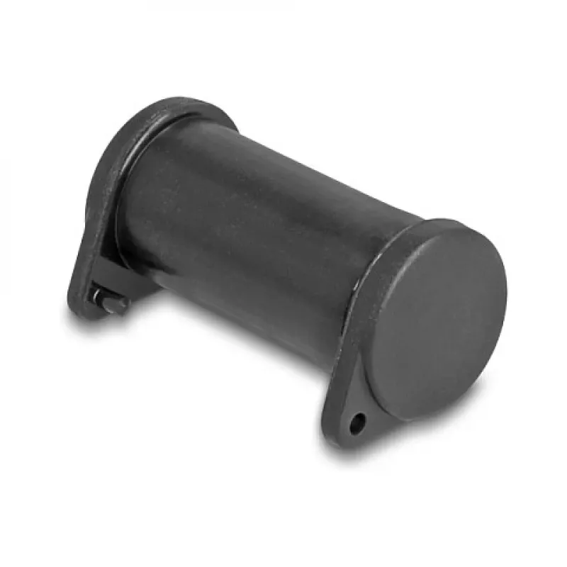 DeLOCK 60671 prievadų apsauginiai dangteliai 10 vnt. DL4 silikoniniai juodi 14x29x14 mm