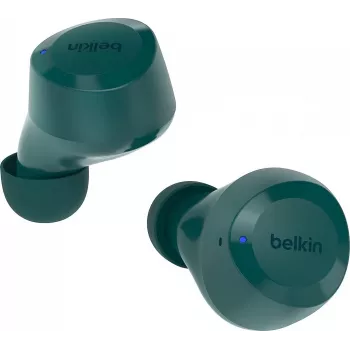 Belkin SoundForm Bolt ausinės belaidės į ausis įdedamos skambučiams / muzikai / sportui / kasdienai Bluetooth žalsvai mėlynos