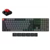 Keychron K5 QMK klaviatūra Universali USB Bluetooth QZERTY Anglų Juoda