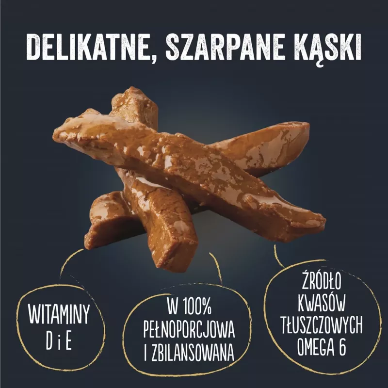 FELIX Skanūs plėšytos mėsos gabalėliai su jautiena ir vištiena - 4x 80g