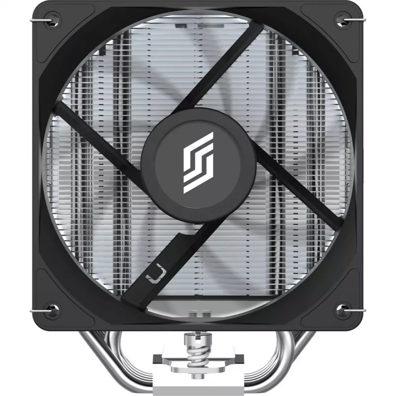 CPU aušintuvas Silentware Bora Performance — 120mm PWM ventiliatorius, 215W TDP, 5 šilumos vamzdeliai, Intel ir AMD lizdų palaikymas