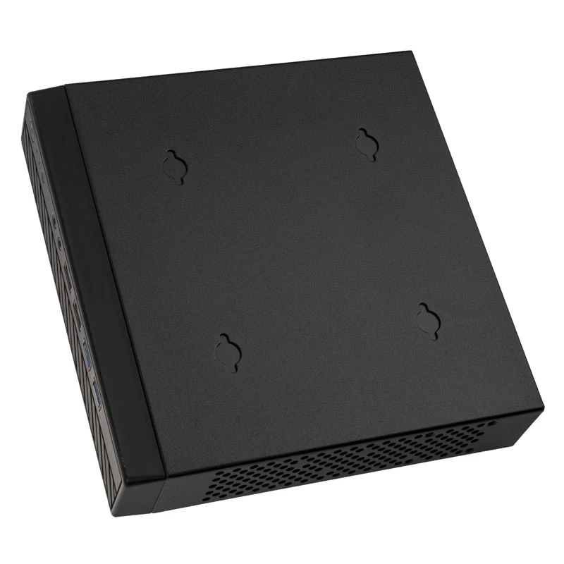 Akasa Cypher MX3 - Mini bokštas - PC - SGCC - Juodas - Plonas Mini-ITX - Kietasis diskas - Maitinimas (A-ITX38U3-M1B)