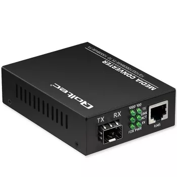 Medijos keitiklis SWITCH Ethernet 1x RJ45 1x SFP