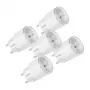 Išmaniųjų kištukų rinkinys Shelly Plug S MTR Gen3 — 5 vnt., 12A, baltas