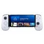 Žaidimų pultas Backbone One, skirtas iPhone, PlayStation Edition, baltas — laidinis Lightning valdiklis, palaiko iOS, PC, PlayStation, 3,5 mm garso lizdą