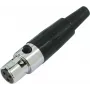 Mini XLR adapteris Omnitronic 30200125 — Mini XLR į XLR adapteris, tiesioginė jungtis
